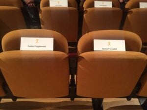 Butaques reservades per al Govern, la presidenta del Parlament i els líders de la societat civil empresonats