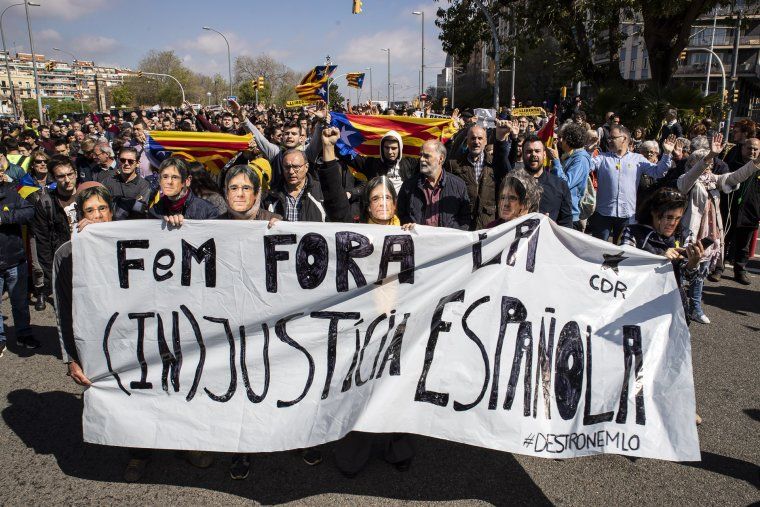 Capçalera de la manifestació