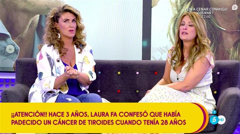 Carlota Corredera i Laura Fa Telecinco Carlota Corredera i Laura Fa Telecinco
