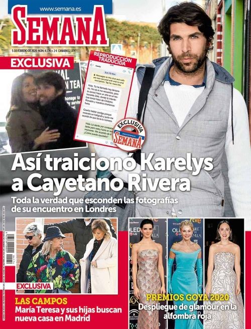 Cayetano Rivera a la portada de la revista 'Semana'