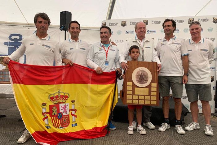 El rei Joan Carles, a les regates Movistar El rei Joan Carles, a les regates Movistar