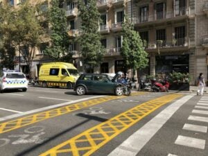 El vehicle que ha provocat el sinistre