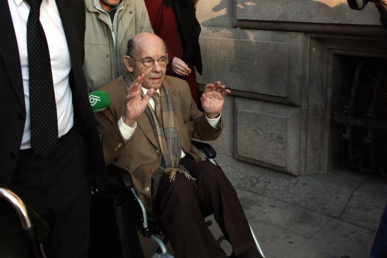 Fèlix Millet, sortint de l'Audiència Provincial de Barcelona.