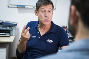 Ferran Pujol durant una entrevista anterior amb 'El Món'