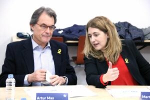Imatge d'arxiu d'Artur Mas i Marta Pascal quan lideraven...