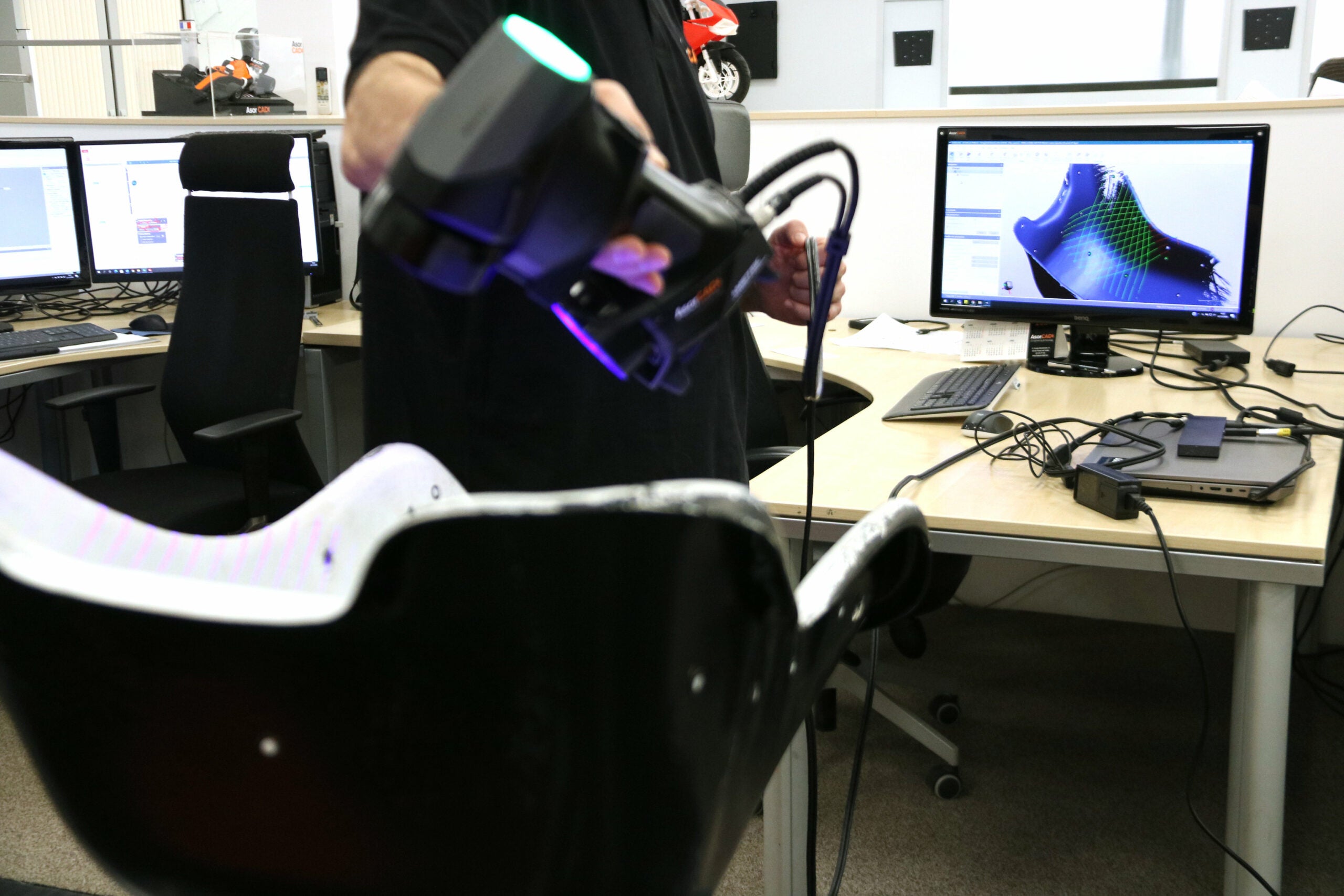 Presa d'imatges a temps real en tres dimensions a l'empresa AsorCAD | ACN