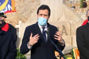 El president del Parlament, Roger Torrent, el 25 de desembre de 2020 / ACN