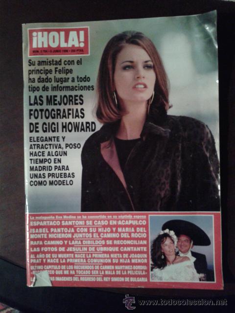 Gigi Howard, a la portada de la revista '&iexcl;Hola!'