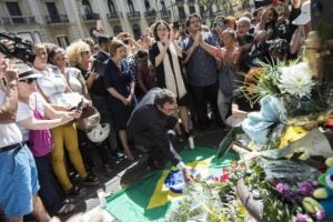 La Rambla de Barcelona aquest divendres al matí