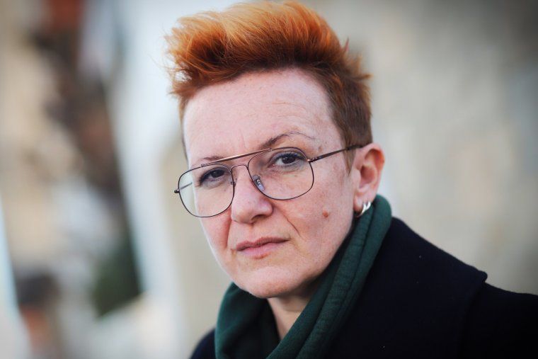 L'escriptora Brigitte Vasallo