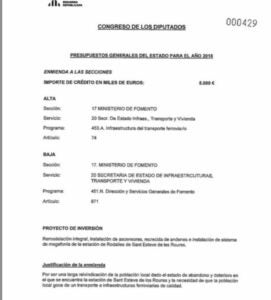 L'esmena als pressupostos generals sobre Sant Esteve dels Roures