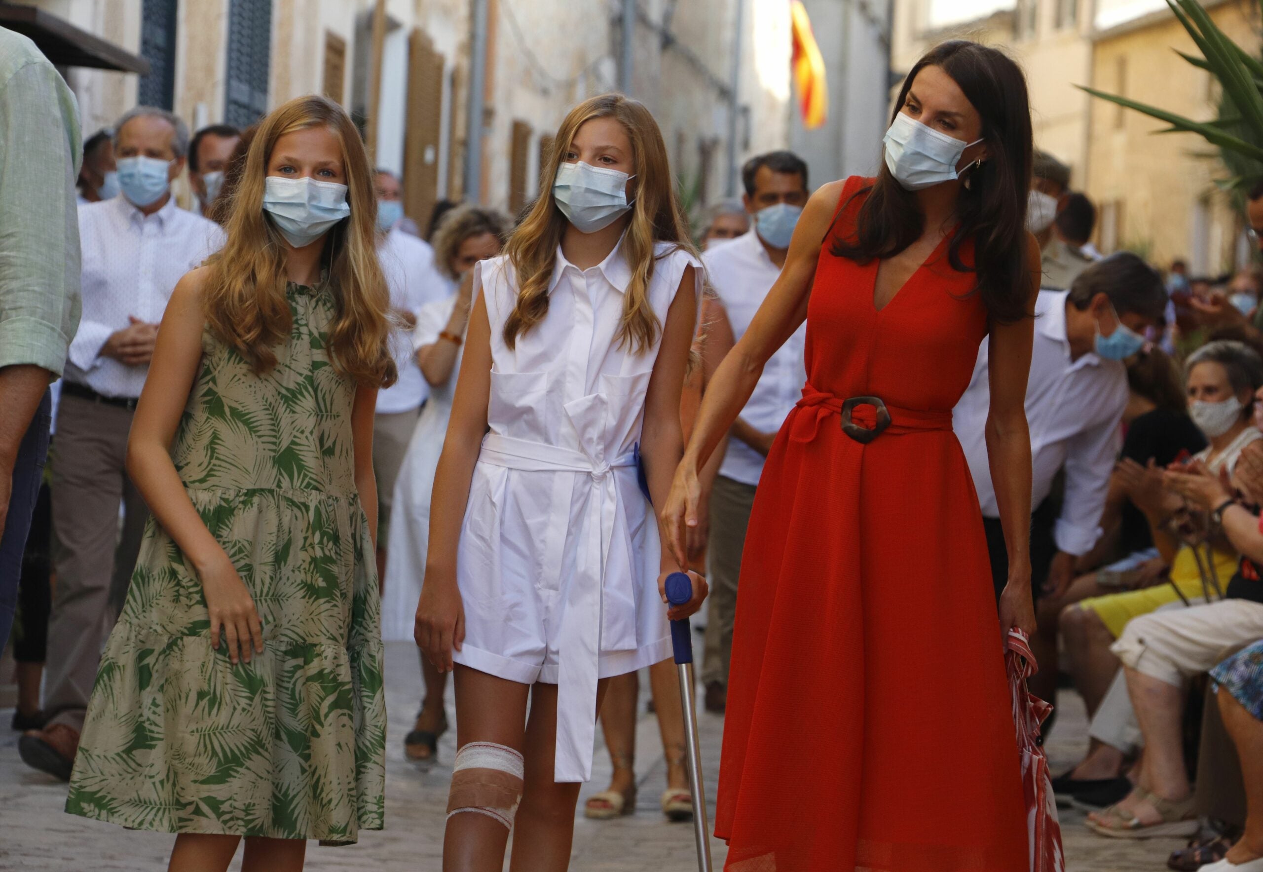 Letícia i les nenes, a Mallorca   Europa Press