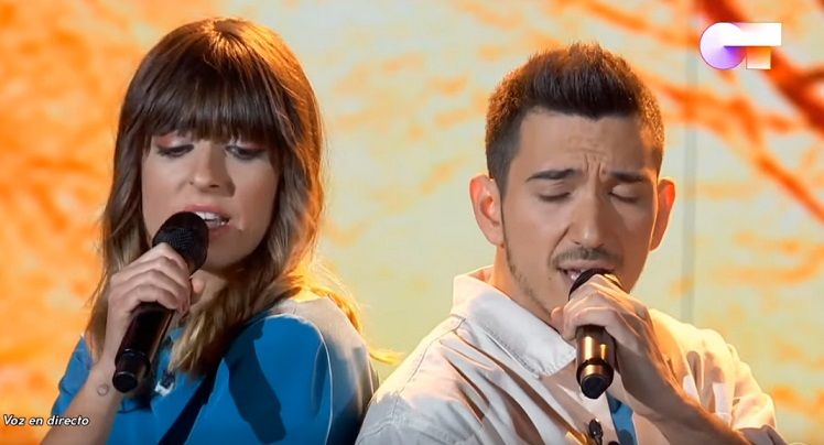 Maialen i Bruno a 'OT'.  TVE