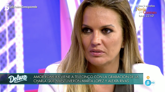 Marta López a 'Sábado Deluxe' Telecinco Marta López a 'Sábado Deluxe' Telecinco