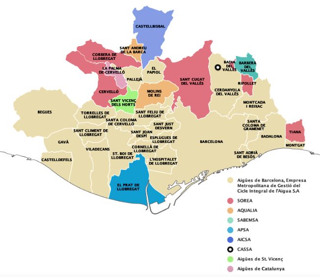 municipis abastits per ABEMCIA municipis abastits per ABEMCIA