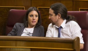 Pablo Iglesias i Irene Montero
