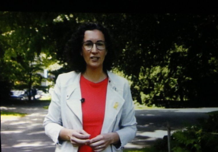 Rovira, en un moment de la seva intervenció