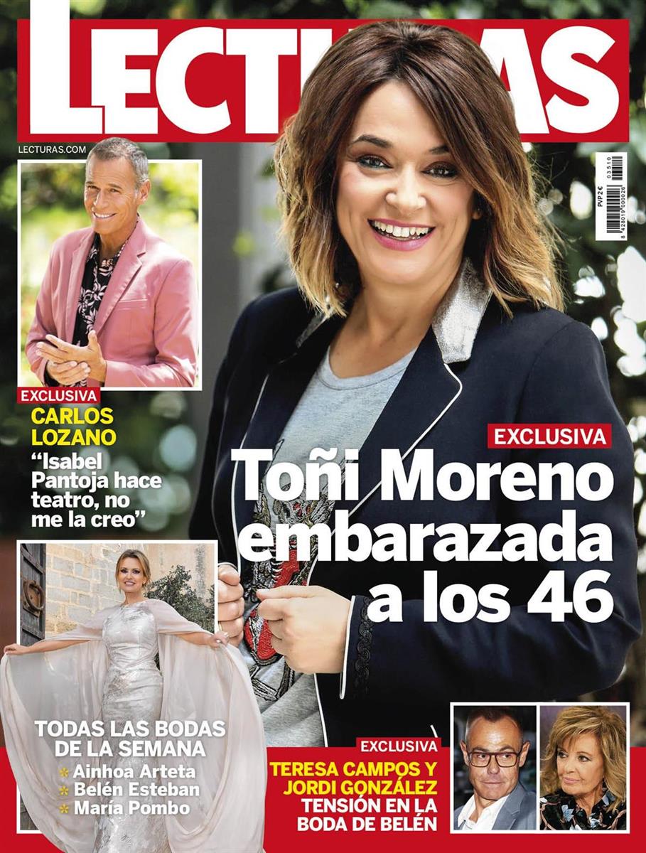 Toñi Moreno, embarassada 'Lecturas' Toñi Moreno, embarassada 'Lecturas'