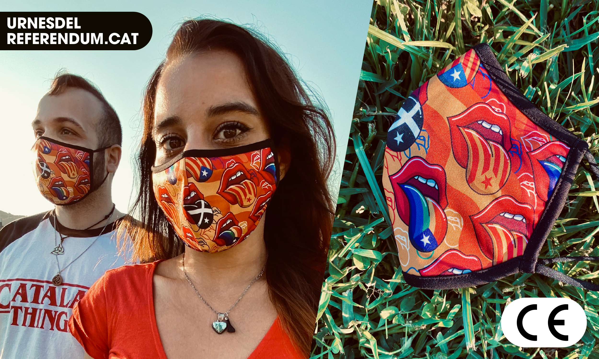 Mascaretes d'Urnesdelreferendm / Cedida