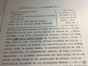 Una de les sentències del TOP