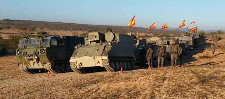 Una imatge de l'exercici Firts Armor a San Gregorio