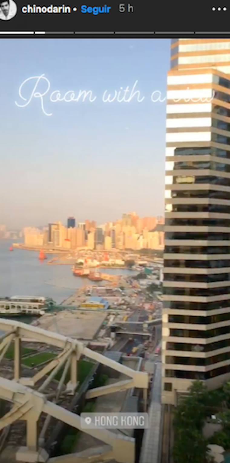 Úrsula Corberó i Chino Darín, de vacances a Hong Kong