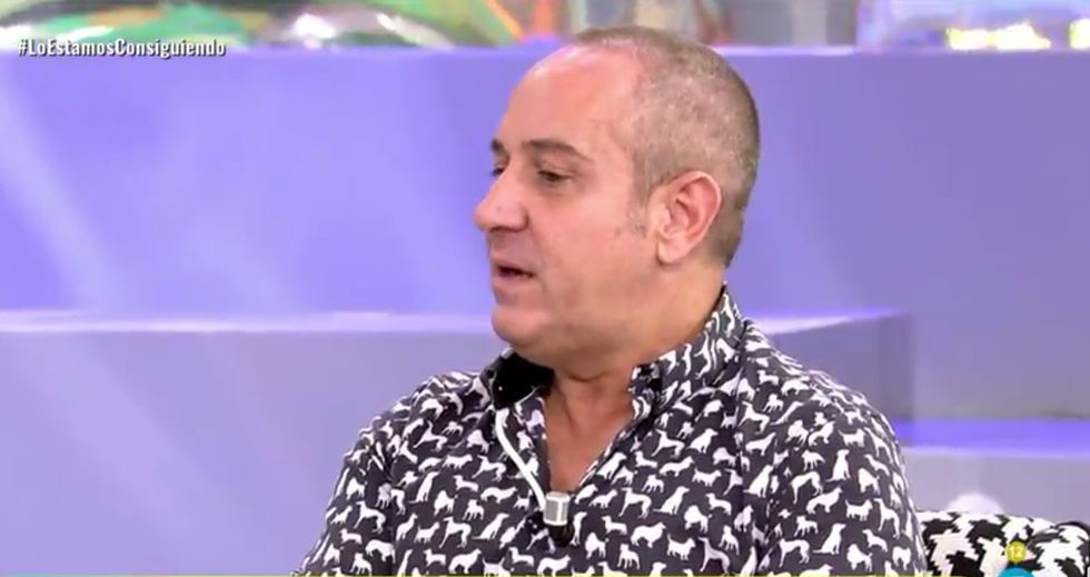 Víctor Sandoval, emocionat a 'Sálvame'   Telecinco