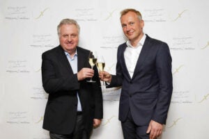 D'esquerra a dreta, Pere Ferrer, co-CEO i vicepresident de Grup Freixenet, i Andreas Brokemper, co-CEO de Grup Freixenet | GRUP FREIXENET