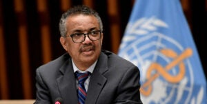 El director general de l’Organització Mundial de la Salut (OMS), Tedros Adhanom Ghebreyesus | ACN