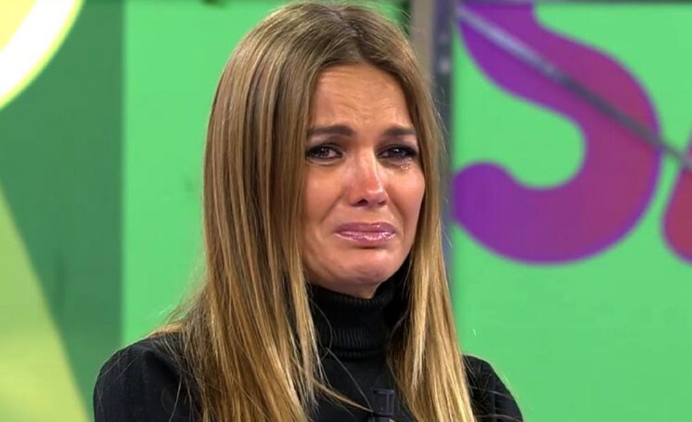 Marta López plora a 'Sálvame' per la mort d'Àlex Casademunt - Telecinco