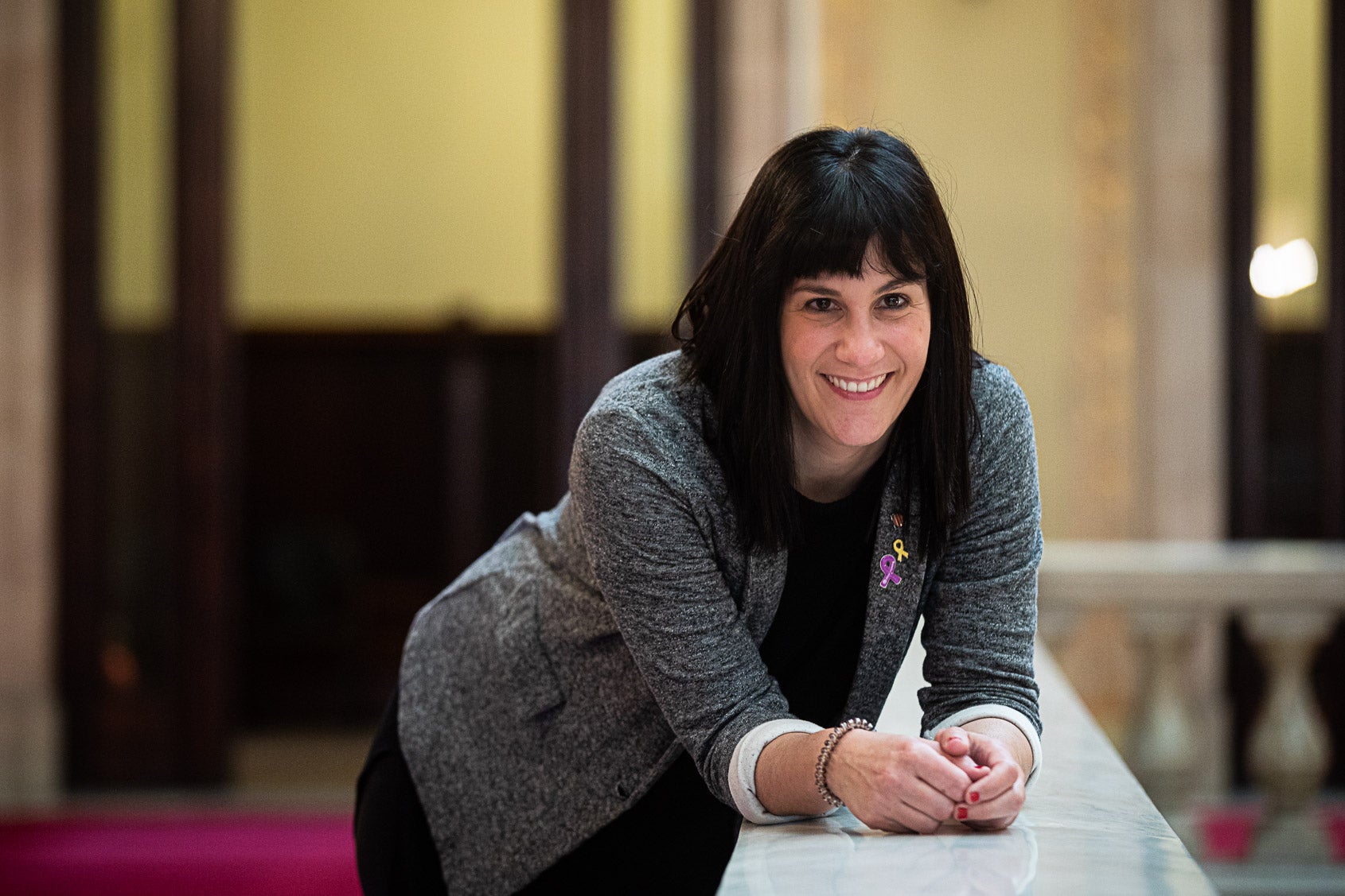 Madaula asume el cargo consciente que puede acabar inhabilitada, en la prisión o al exilio JORDI BORRÀS