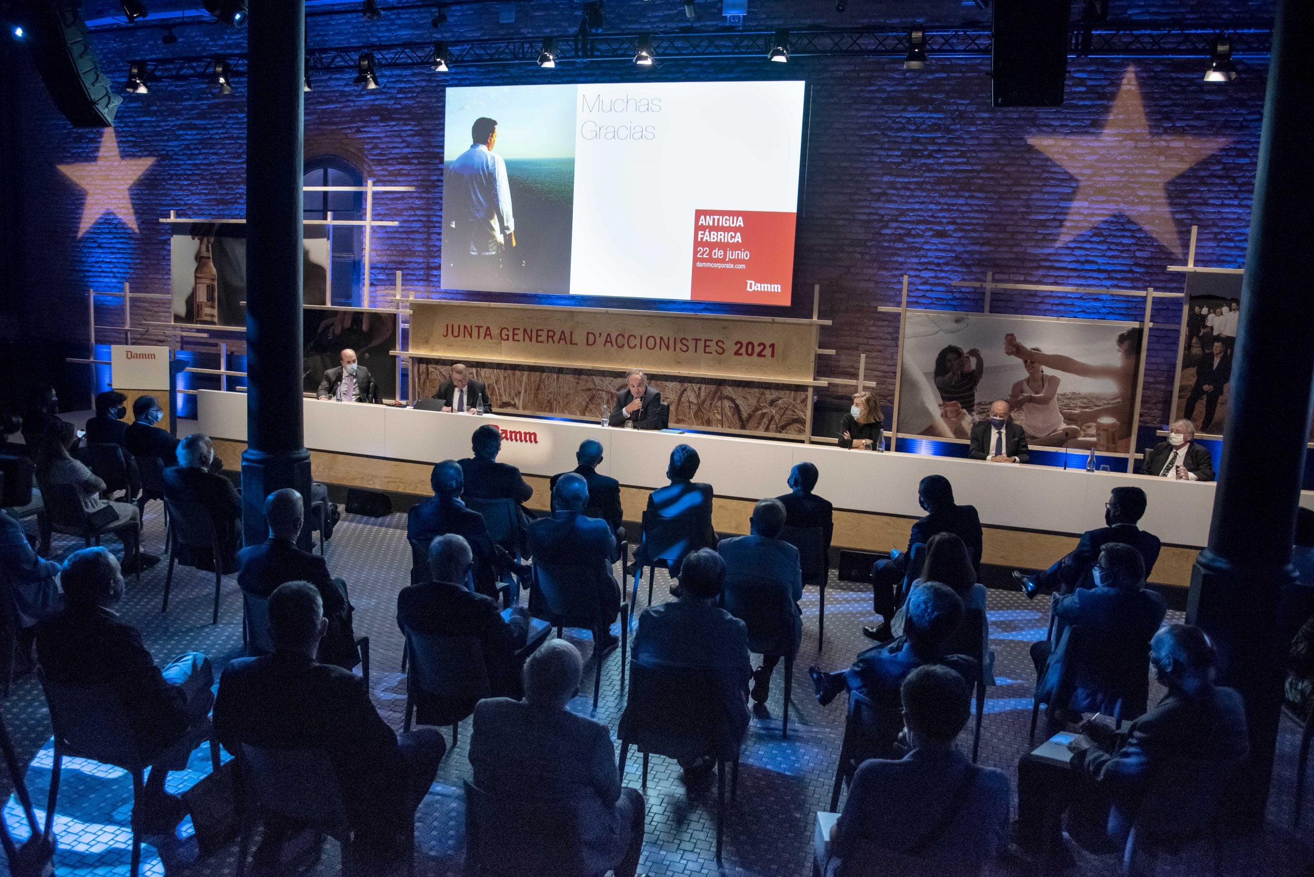 Junta General d'Accionistes a l'Antiga F`àbrica d'Estrella Damm