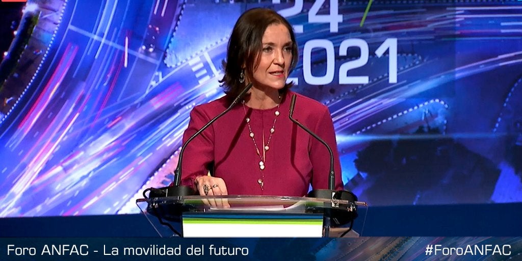 La ministra d'Indústria, Comerç i Turisme, Reyes Maroto, en un acte / ACN