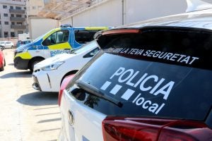 Detall d'un vehicle de la Policia Local del Vendrell (ACN)