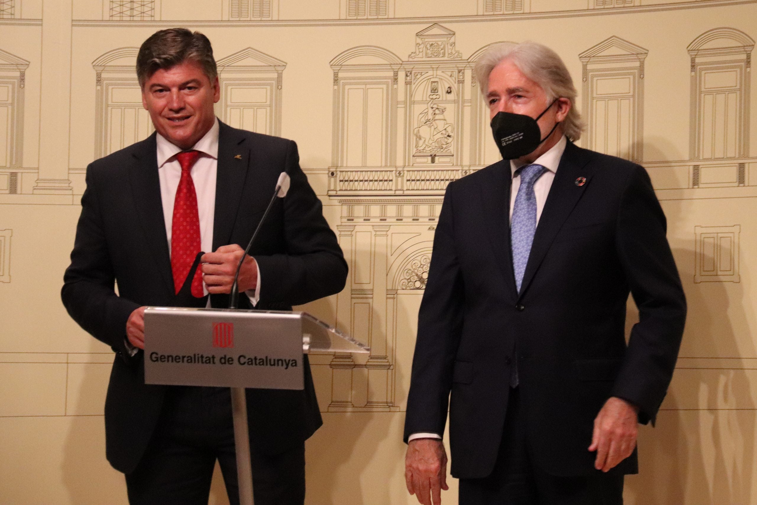Els presidents de Foment, Josep Sánchez Llibre i de Pimec, Antoni Cañete / ACN