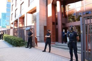 L'entrada de la seu del Tribunal de Comptes al carrer Torrelaguna de Madrid | ACN