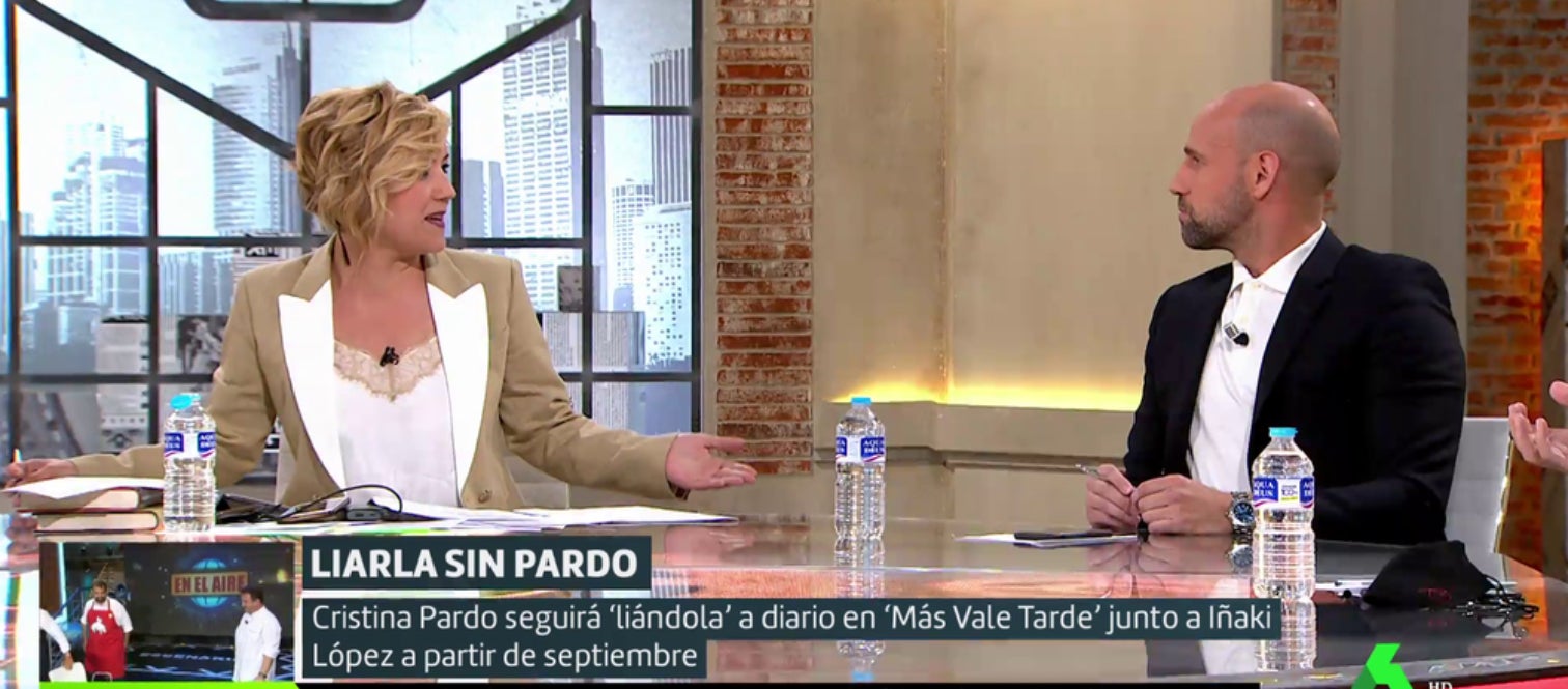 Gonzalo Miró s'enfronta a Cristina Pardo - La Sexta