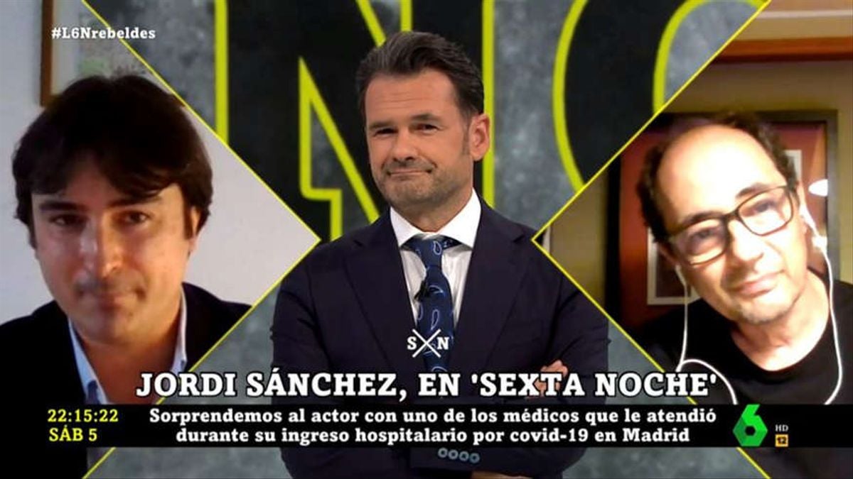 Jordi Sánchez es retroba amb un dels metges que el va atendre a la UCI - La Sexta