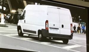 La furgoneta gravada a París