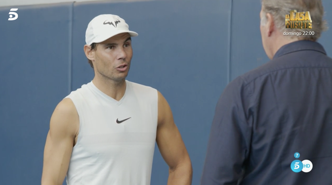 Rafa Nadal parla amb Bertín Osborne Telecinco Rafa Nadal parla amb Bertín Osborne Telecinco