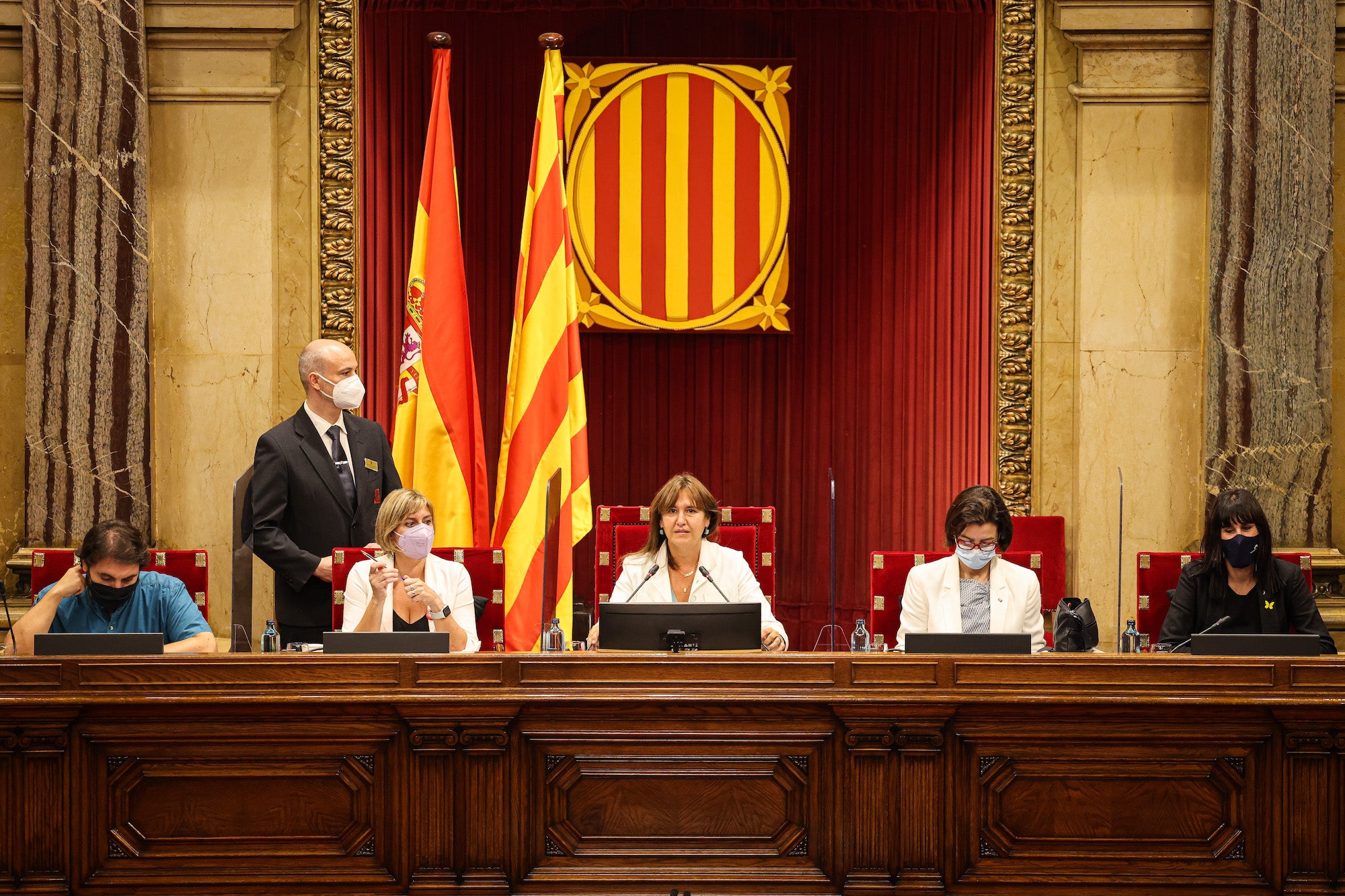 Laura Borràs presideix el debat de política general / Jordi Borràs