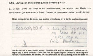 Anotació a l'atestat policial del cas Cras Montana que s'incorpora al Volhov i a l'Estela/Quico Sallés