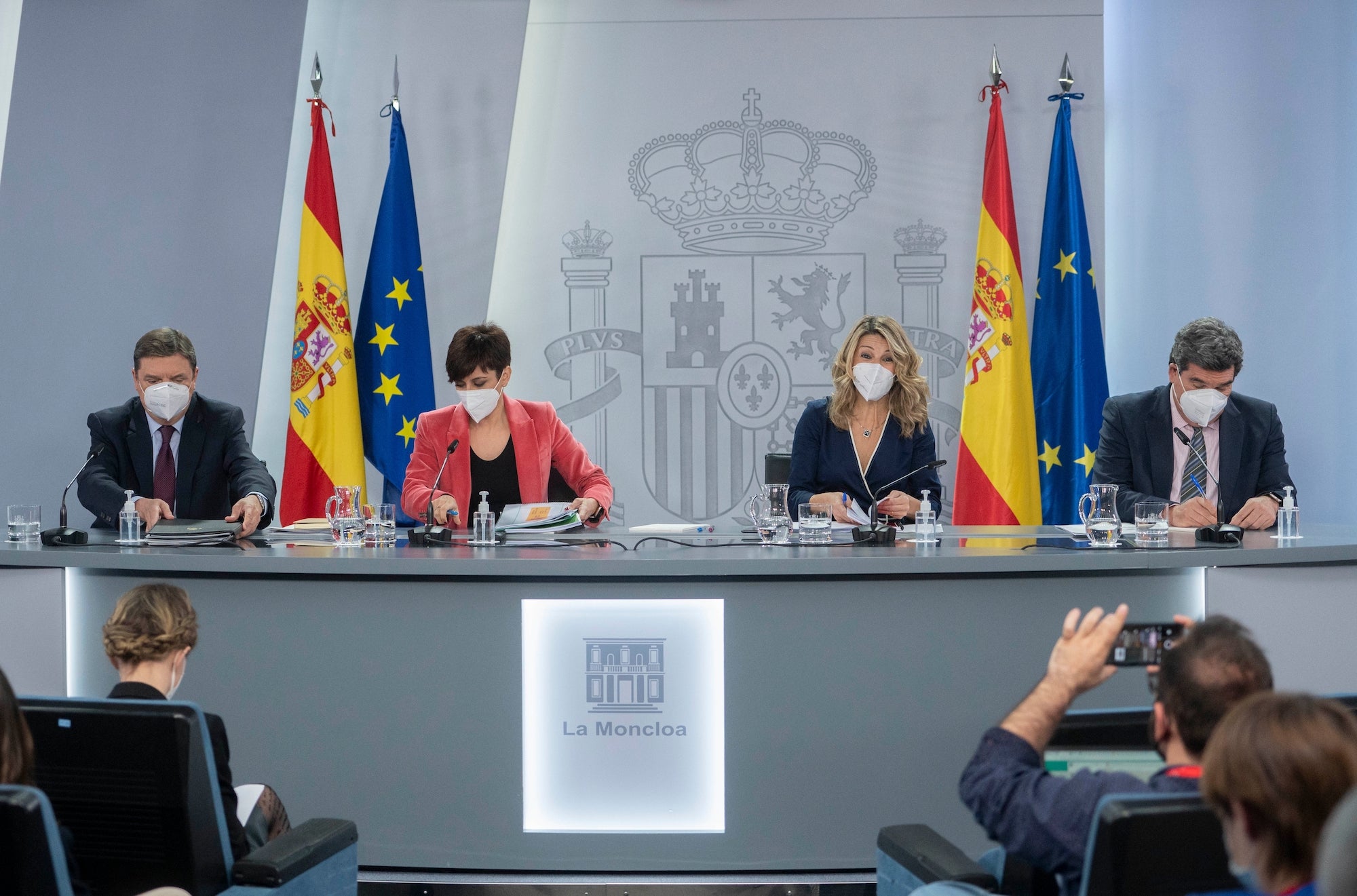 Roda de premsa posterior al consell de ministres d’aquest dimarts | Europa Press
