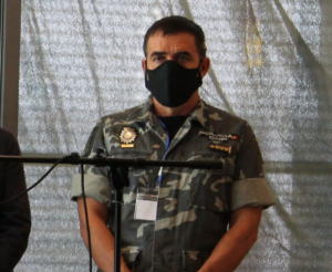 El nou cap del CNP a Ceuta, el comissari principal Javier Daniel Nogueroles Alonso amb l'uniforme del cap dels Grup Especial d'Operacions/Grup d'Operacions Especials/ArxiuEP