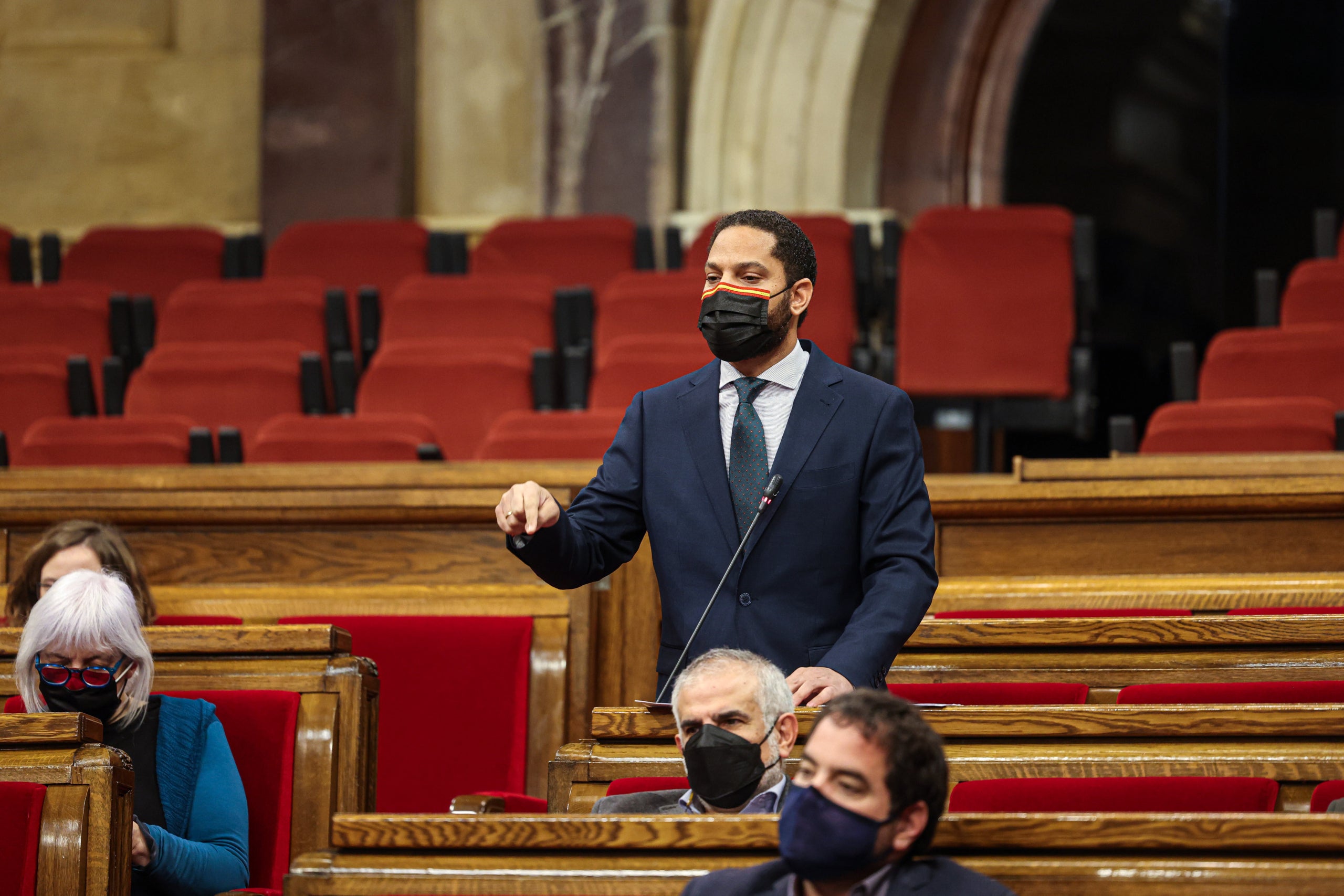 El líder de l'extrema dreta de Vox al Parlament, Ignacio Garriga / Jordi Borràs