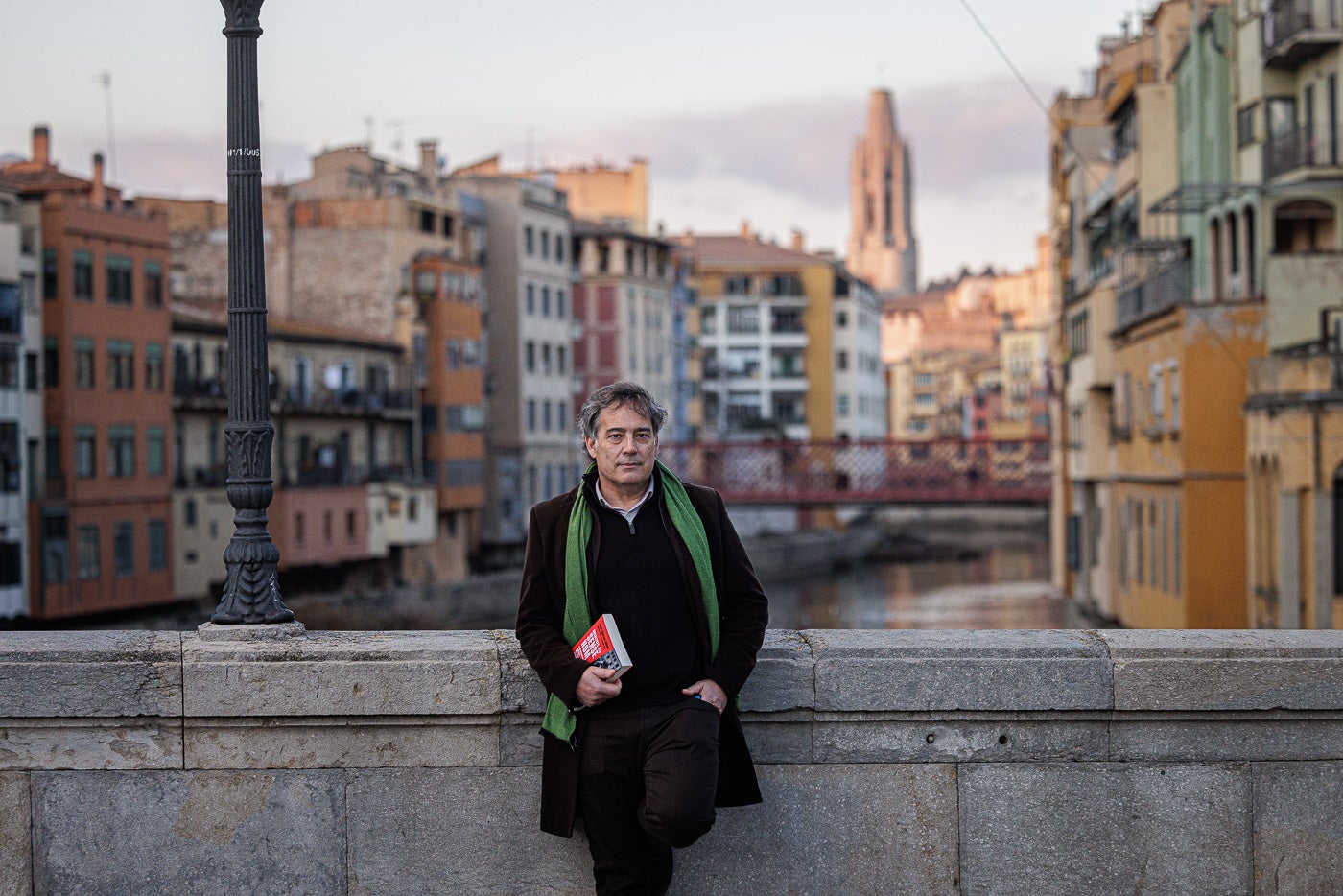 L'historiador i col·laborador d'El Món Xavier Diez, editor de la nova versió de les memòries de l'anarquista Joan Garcia Oliver / Jordi Borràs