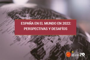Portada de l'estudi del Reial Instituto Elcano sobre el 2022