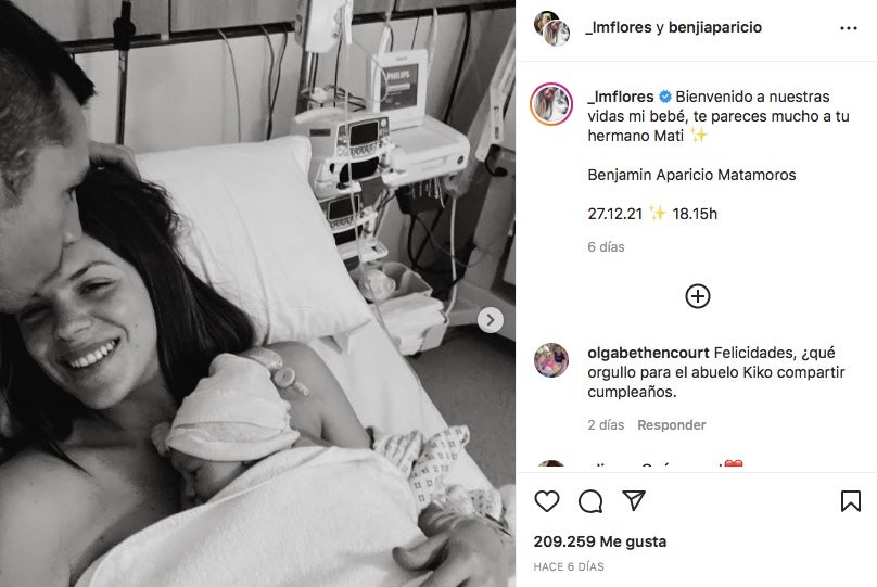 Laura Matamoros i Benji, pares del segon fill - Instagram