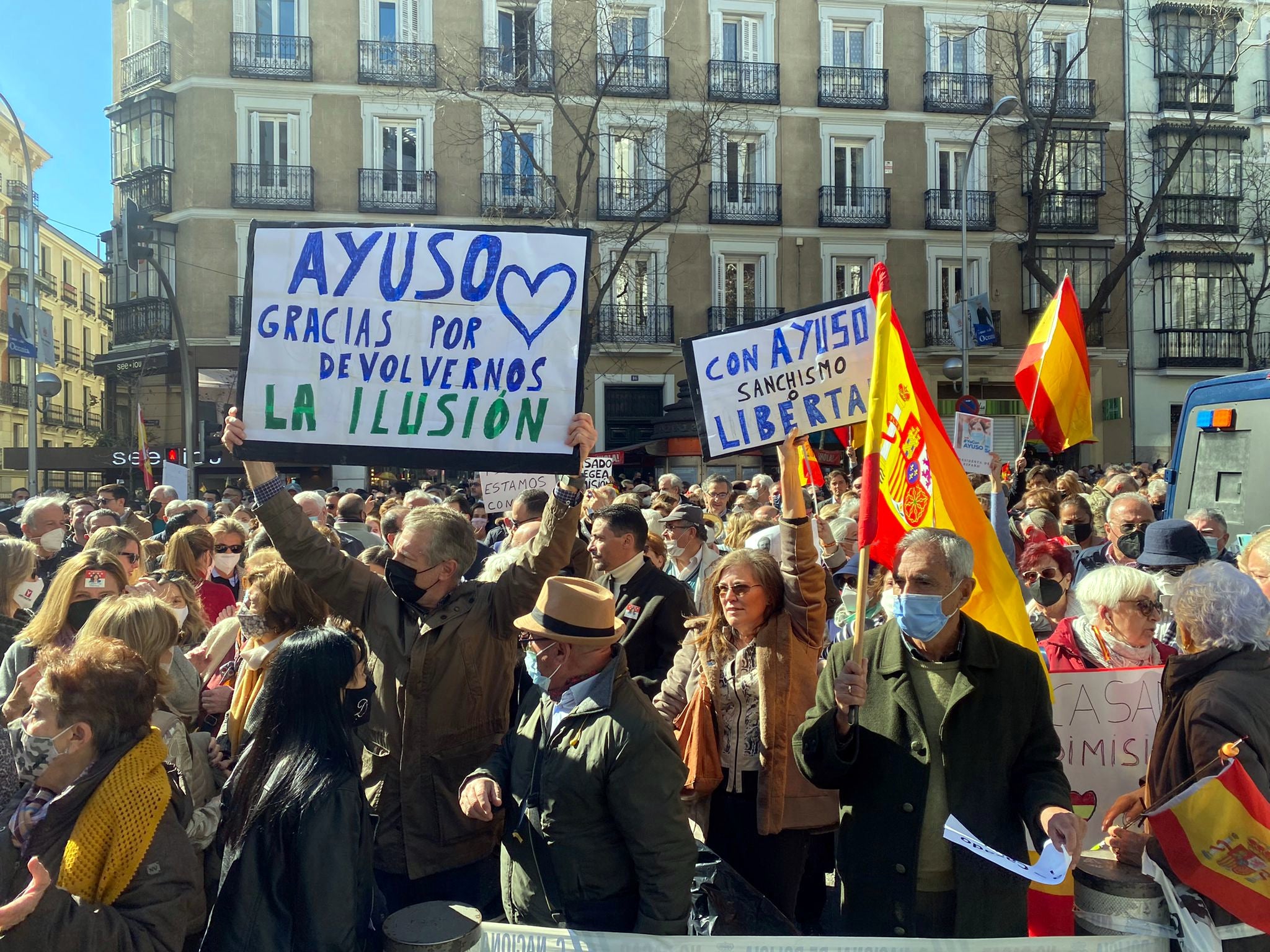 Manifestació contra Casado / ACN
