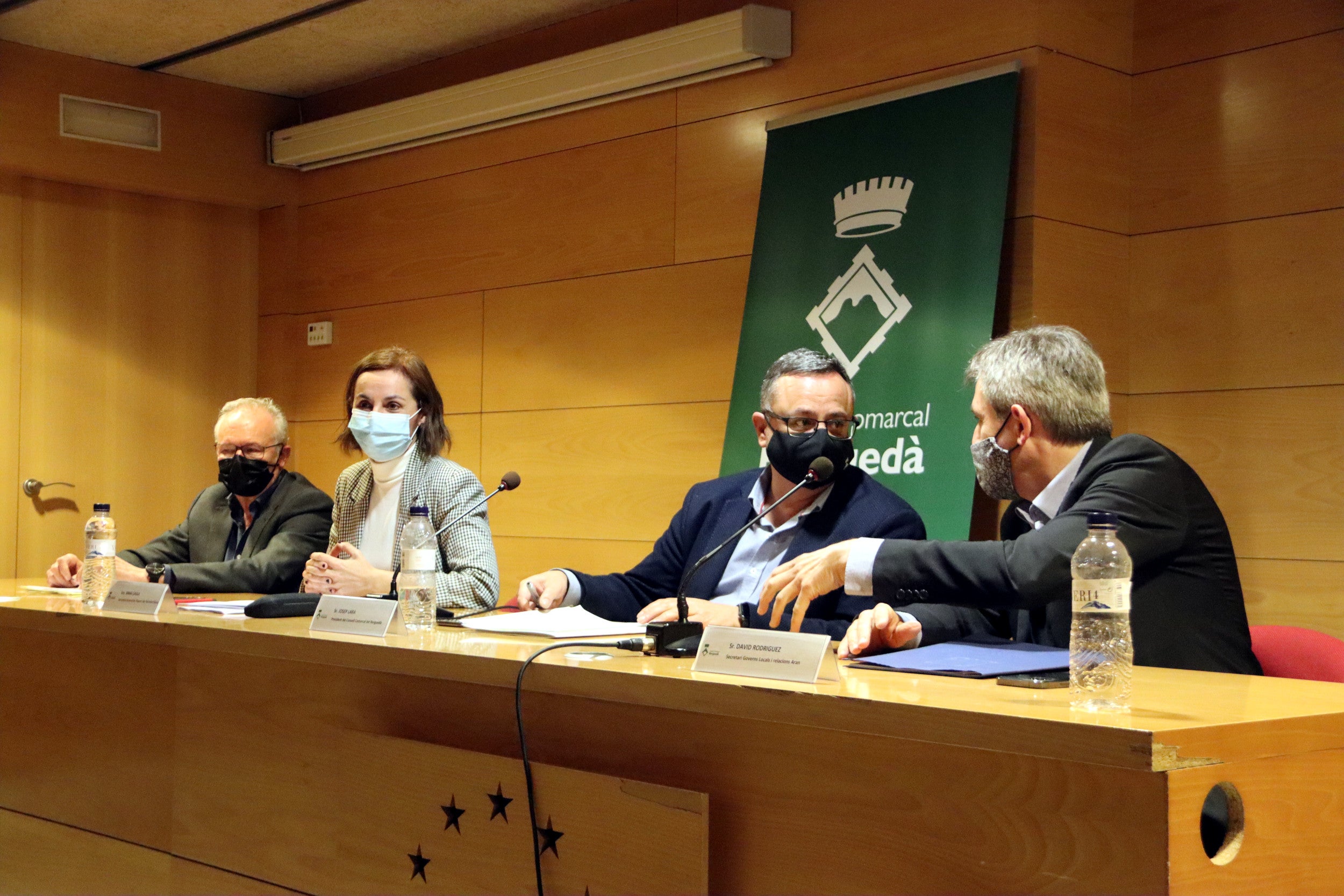 La reunió mantinguda entre diferents càrrecs del govern i agents polítics del Berguedà / ACN